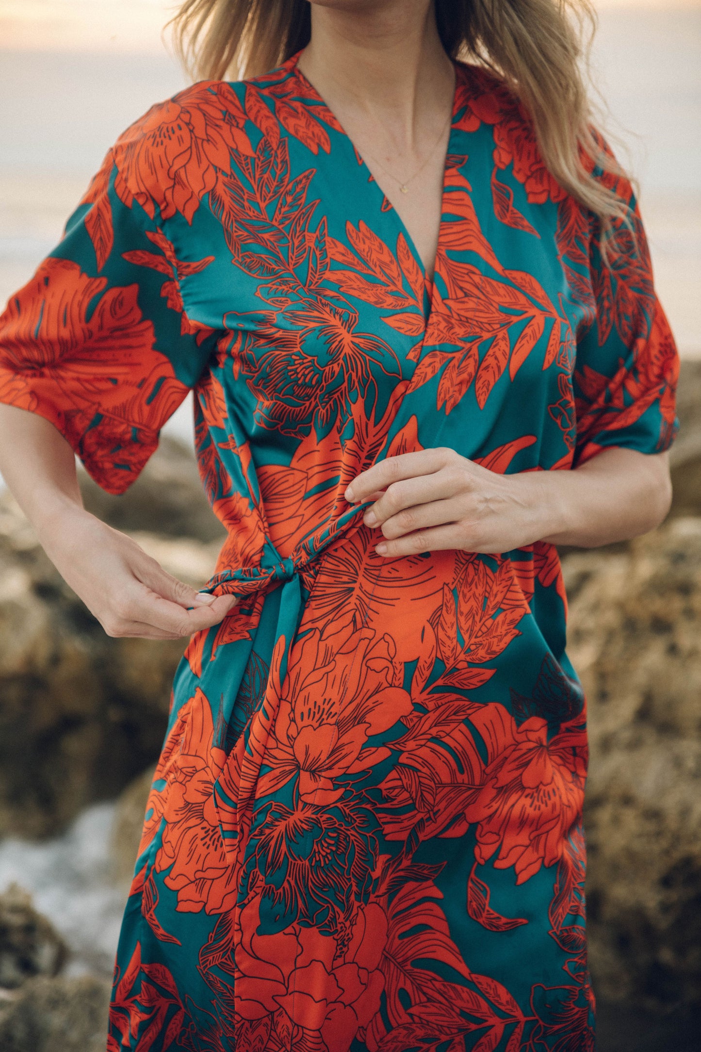 The Francesca Wrap Dress | Kimono
