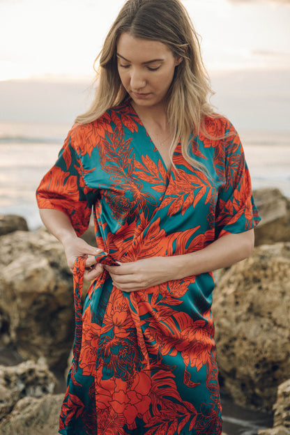 The Francesca Wrap Dress | Kimono